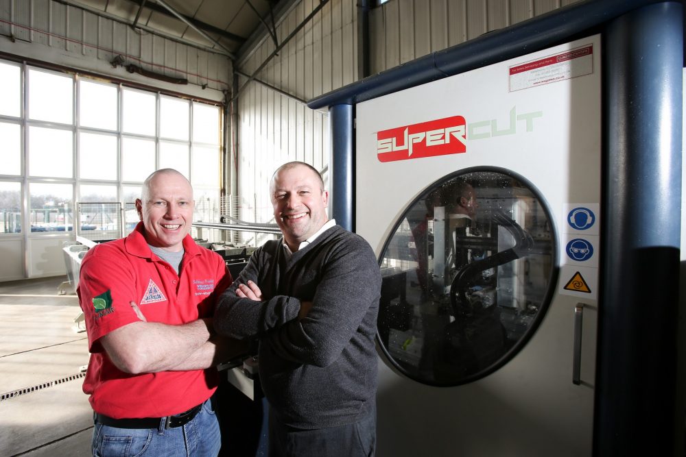 BSW Systems Director Rob Morley and the Supercut cutting and machining centre